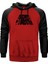 Star Wars Logo 3 Kırmızı Renk Reglan Kol Kapşonlu Sweatshirt 1