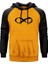 Infinity Sarı Renk Reglan Kol Kapşonlu Sweatshirt 1