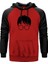 Harry Potter Head Kırmızı Renk Reglan Kol Kapşonlu Sweatshirt 1