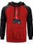 Ghost Rivals Kırmızı Renk Reglan Kol Kapşonlu Sweatshirt 1