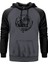 Istanbul Galata Tower Gri Renk Reglan Kol Kapşonlu Sweatshirt 1