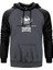 Supermassive Line Gri Renk Reglan Kol Kapşonlu Sweatshirt 1