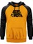 Star Wars Logo 3 Sarı Renk Reglan Kol Kapşonlu Sweatshirt 1