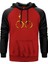 Harry Potter Glasses 3 Kırmızı Renk Reglan Kol Kapşonlu Sweatshirt 1