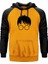 Harry Potter Head Sarı Renk Reglan Kol Kapşonlu Sweatshirt 1
