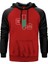 Kimyager Çözelti Kırmızı Renk Reglan Kol Kapşonlu Sweatshirt 1