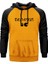 Pac Man Text Sarı Renk Reglan Kol Kapşonlu Sweatshirt 1