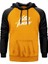 Natus Vincere Hand Writing Sarı Renk Reglan Kol Kapşonlu Sweatshirt 1