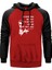 Fight Club We Have Jobs Kırmızı Renk Reglan Kol Kapşonlu Sweatshirt 1