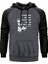 Fight Club We Have Jobs Gri Renk Reglan Kol Kapşonlu Sweatshirt 1