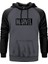 Marvel Classic Gri Renk Reglan Kol Kapşonlu Sweatshirt 1