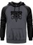 Thrasher 666 Gri Renk Reglan Kol Kapşonlu Sweatshirt 1