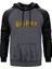 Harry Potter Logo Gri Renk Reglan Kol Kapşonlu Sweatshirt 1