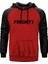 Mr.robot Fsociety Kırmızı Renk Reglan Kol Kapşonlu Sweatshirt 1