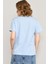 Çetinkaya Fithit 8482 Bayan Bisiklet Yaka 30/1 Compact Penye Süprem Baskılı T-Shirt Açık Mavi 4