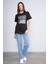 Çetinkaya Fithit 8321 Bayan Bisiklet Yaka 30/1 Penye Süprem Regular T-Shirt Siyah 2