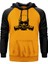 Subaru Mask Sarı Renk Reglan Kol Kapşonlu Sweatshirt 1