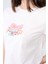 Çetinkaya Fithit 8493 Bayan Bisiklet Yaka 30/1 Compact Penye Süprem Baskılı T-Shirt Krem 3