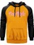 Deep Purple Logo Outline Sarı Renk Reglan Kol Kapşonlu Sweatshirt 1