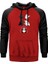 Panda And Bear Kırmızı Renk Reglan Kol Kapşonlu Sweatshirt 1