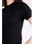 Çetinkaya Fithit 8501 Bayan Bisiklet Yaka 30/1 Likralı Süprem T-Shirt Siyah 3