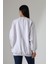 Yarım Balıkçı Yaka Şardonlu Salaş Basic Kadın Oversize Tunik Sweatshirt 21910 Karmelanj 4
