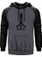 Atari Splash Gri Renk Reglan Kol Kapşonlu Sweatshirt 1