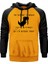 The Internet Is Broken Sarı Renk Reglan Kol Kapşonlu Sweatshirt 1