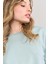 Çetinkaya Fithit 8286 Bayan Bisiklet Yaka 30/1 Compact Penye Süprem Crop T-Shirt Çağla 3