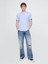 Erkek Mavi Organik Pamuk Cepli T-Shirt 5