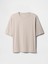 Erkek Bej Vintage Soft Boxy T-Shirt 2