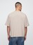 Erkek Bej Vintage Soft Boxy T-Shirt 5