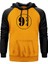 Harry Potter Peron Sarı Renk Reglan Kol Kapşonlu Sweatshirt 1