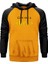 Html Give Me Br Sarı Renk Reglan Kol Kapşonlu Sweatshirt 1