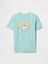 Erkek Çocuk Açık Mavi Grafikli T-Shirt 1