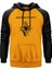 Spiderman Amazing Sketched Sarı Renk Reglan Kol Kapşonlu Sweatshirt 1