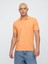 Erkek Turuncu Stretch Pique Polo Yaka T-Shirt 1