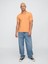 Erkek Turuncu Stretch Pique Polo Yaka T-Shirt 4