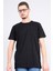 Çetinkaya Mentality 2772 Bisiklet Yaka Basic T-Shirt Siyah 1