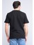 Çetinkaya Mentality 3394 Erkek Bisiklet Yaka Regular Waffle T-Shirt Siyah 4