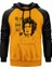Bob Dylan Birds Sarı Renk Reglan Kol Kapşonlu Sweatshirt 1