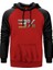 3% Percent Dizi Kırmızı Renk Reglan Kol Kapşonlu Sweatshirt 1