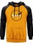 Nasa Logo Sarı Renk Reglan Kol Kapşonlu Sweatshirt 1