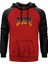 Doom Vintage Kırmızı Renk Reglan Kol Kapşonlu Sweatshirt 1