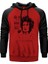 Bob Dylan Birds Kırmızı Renk Reglan Kol Kapşonlu Sweatshirt 1