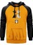 Panda And Bear Sarı Renk Reglan Kol Kapşonlu Sweatshirt 1