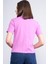 Ikoll 1004632 Hıper Mor Kadın Suprem Basic T-Shirt 4