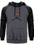 Tupac Jordan Gri Renk Reglan Kol Kapşonlu Sweatshirt 1