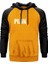 Kripto Para Plan B Sarı Renk Reglan Kol Kapşonlu Sweatshirt 1
