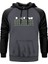Sleeping Sheep Gri Renk Reglan Kol Kapşonlu Sweatshirt 1